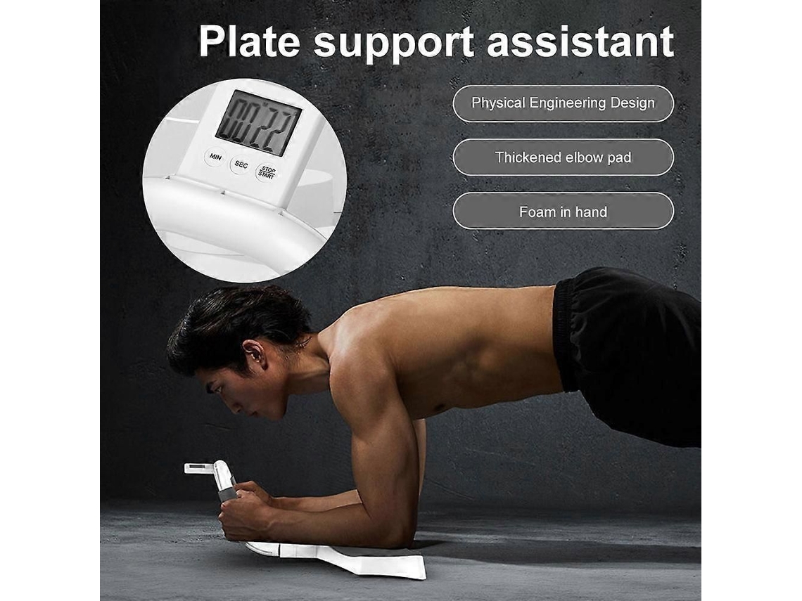 Aparelho Portátil para Treinamento Muscular Abdominal, com Prancha de Equilíbrio Destacável Flexões e Exercí Cios Ginástica. GOKOCO
