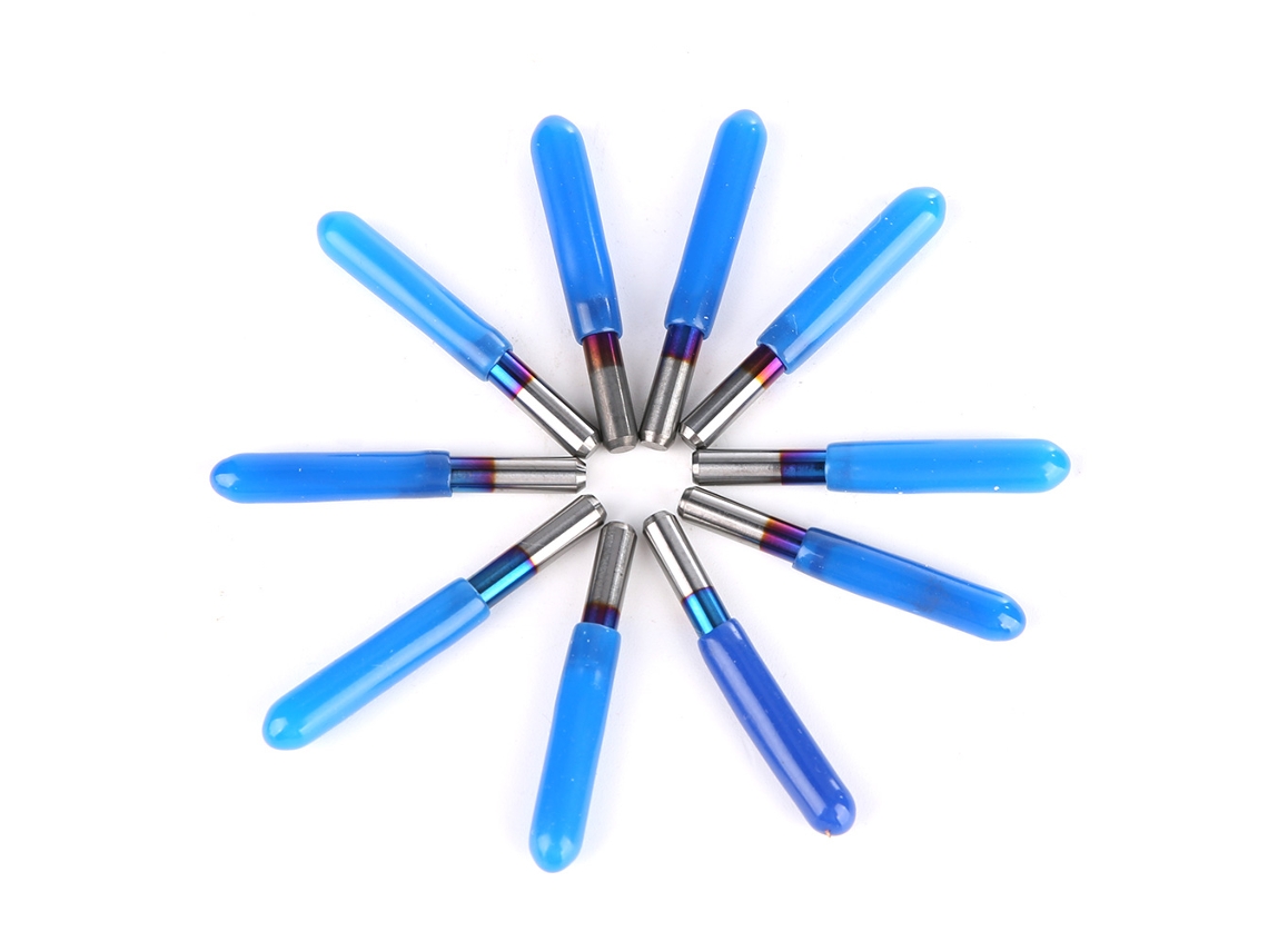 Ferramentas De Gravação Em Aço Tungstênio Laxiscreed Para Cnc, Acabamento Azul Eletroplacado