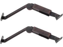 2 Dobradiças De Suporte Para Tampa Armário, Caixa Madeira, Ferragens