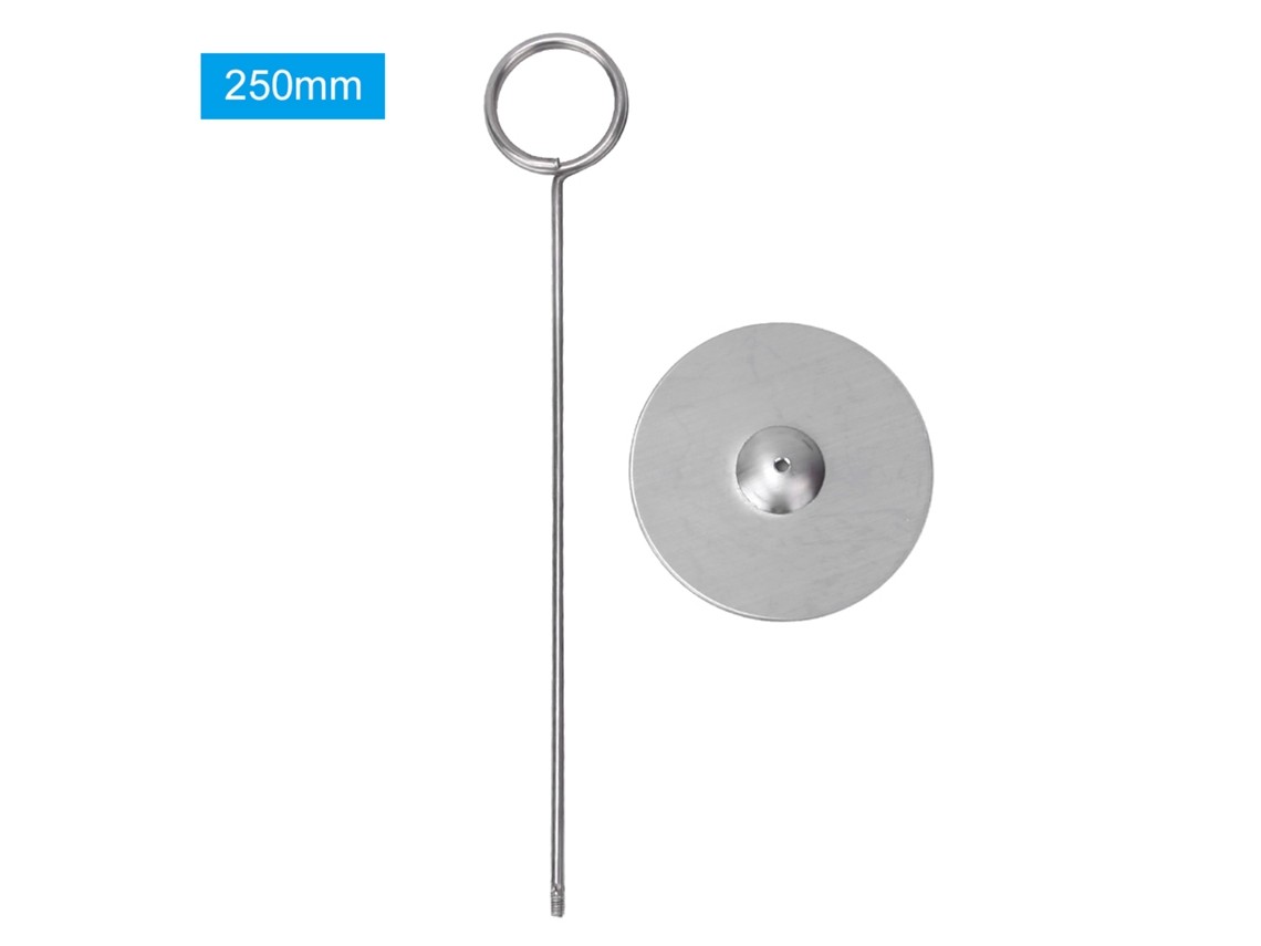 Porta Notas Con Clip Redondo Metal Base 250mm Organizador De Escritorio Oficina Suministros Papelería