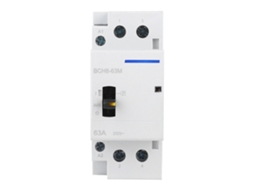 Contator De Ca Residencial 2p 63a 230v Com Interruptor Manual Para Din Rail (2nc)