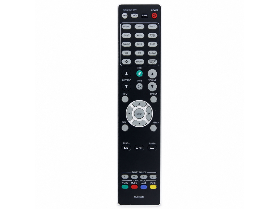 Comando À Distância De Substituição Rc035sr Compatível Com Amplificadores Av Marantz, Sem Configuração_zhd
