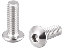 Parafusos de máquina com cabeça redonda e sextavada interna M4x12mm, pacote com 50 unidades em CHABERLU
