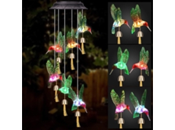 Sinos Solares Lurelia, Led, À Prova De Água, Para Jardim, 13 X 70 Cm, 2v