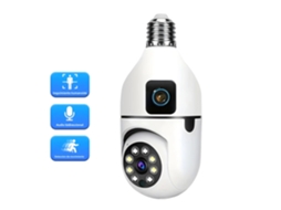 Câmera Ip 4k 1080p, com Lente Dupla, Rotação Ptz, Wi fi e Rastreamento Automático de Tela Dupla. MDUG