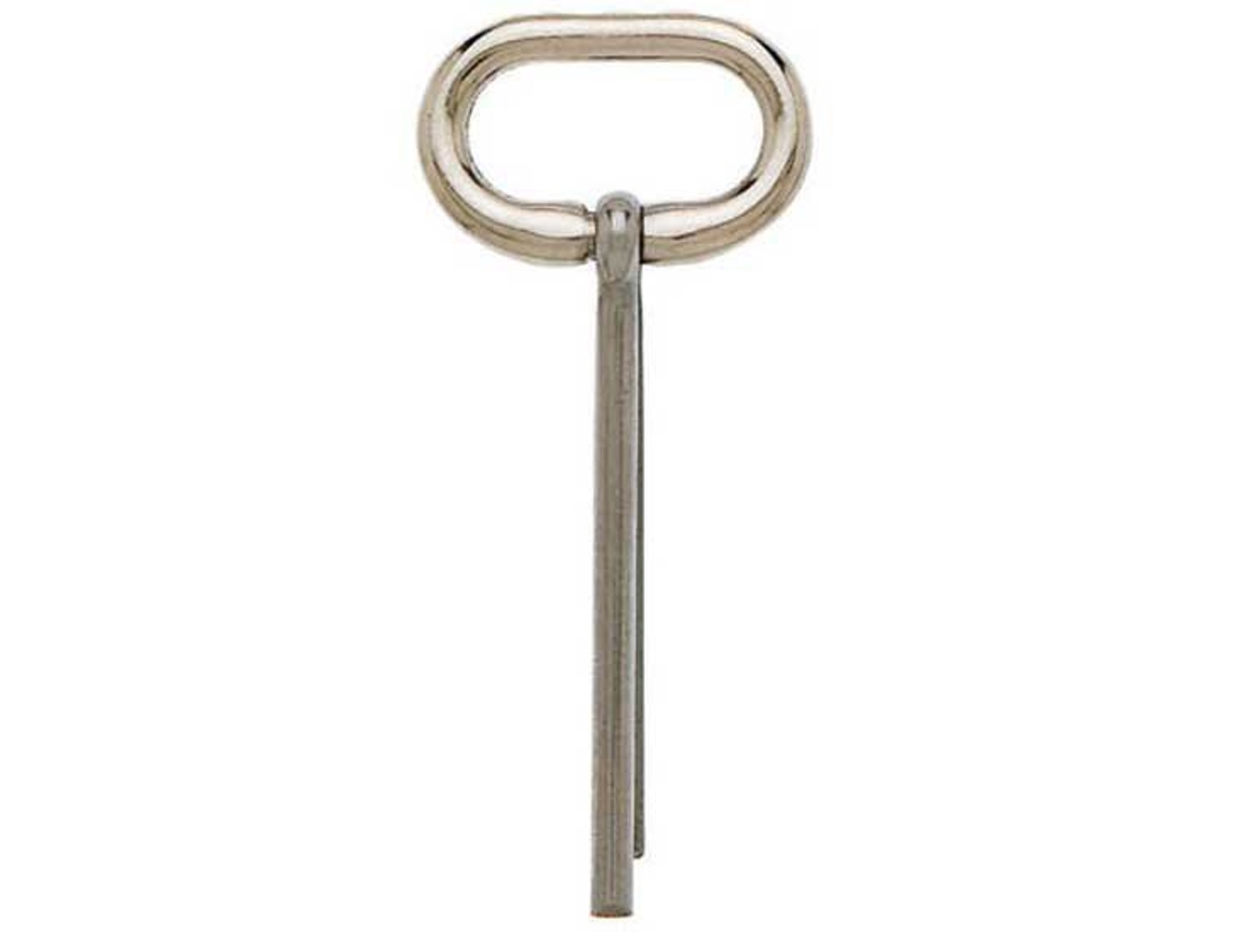 Fivela de Prego Cromada Oval Prateado 20 Mmhispano Hipica