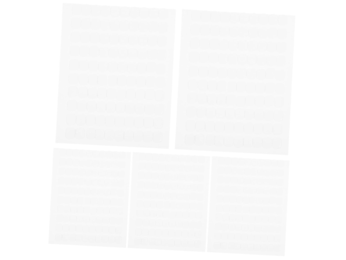 Kit Com 500 Peças De Massa Adesiva Transparente Dupla Face Versátil