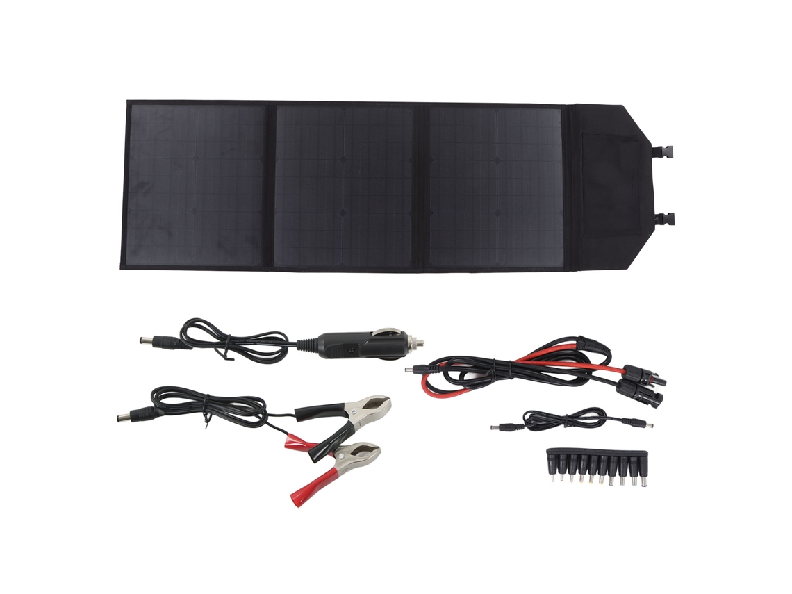 Laxiscreed Painel Solar Dobrável De 60w Para Exterior Com Saída De 18v, Ideal Para Camping E Viagens