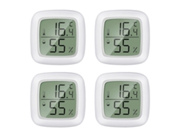 KOFIHETY Higrômetro Medidor De Umidade Termômetro Interno E Externo Monitor De Temperatura E Umidade Com Alta Precisão E Display Lcd