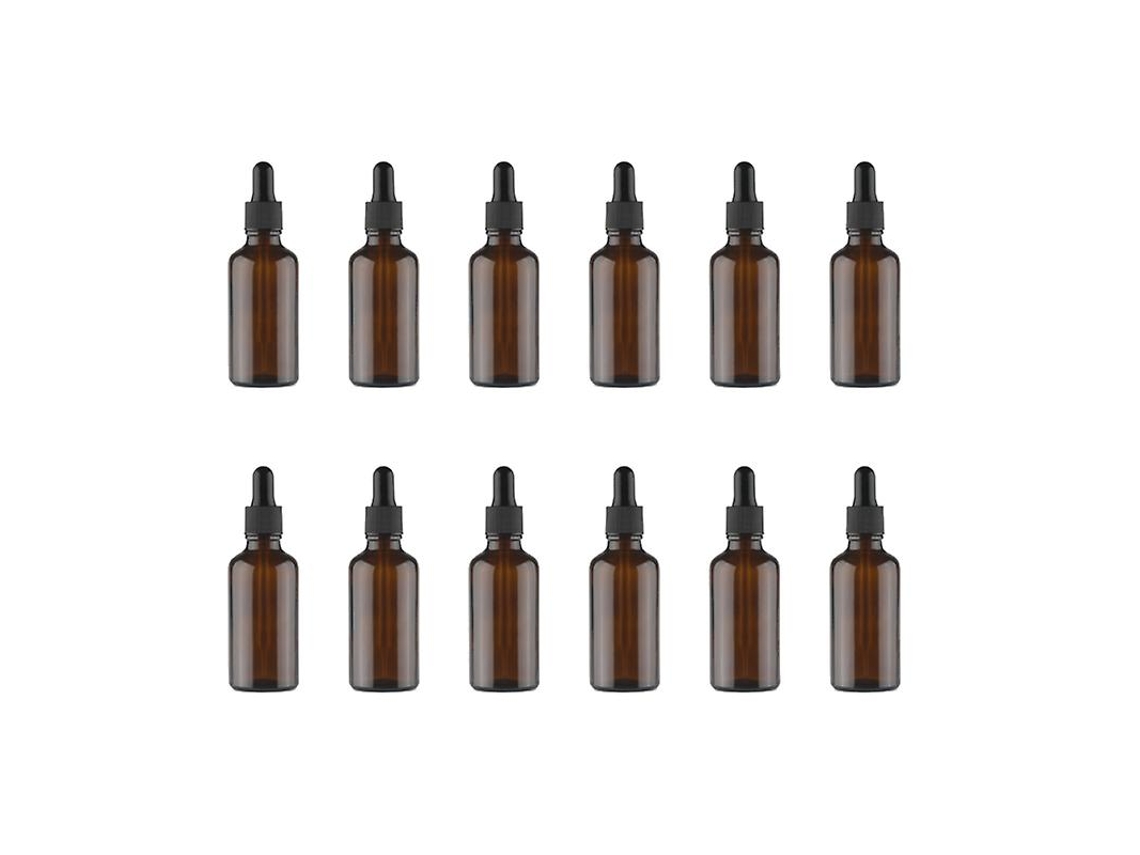 Frasco Conta-Gotas de Vidro com 12 Unidades ALLINLESS
