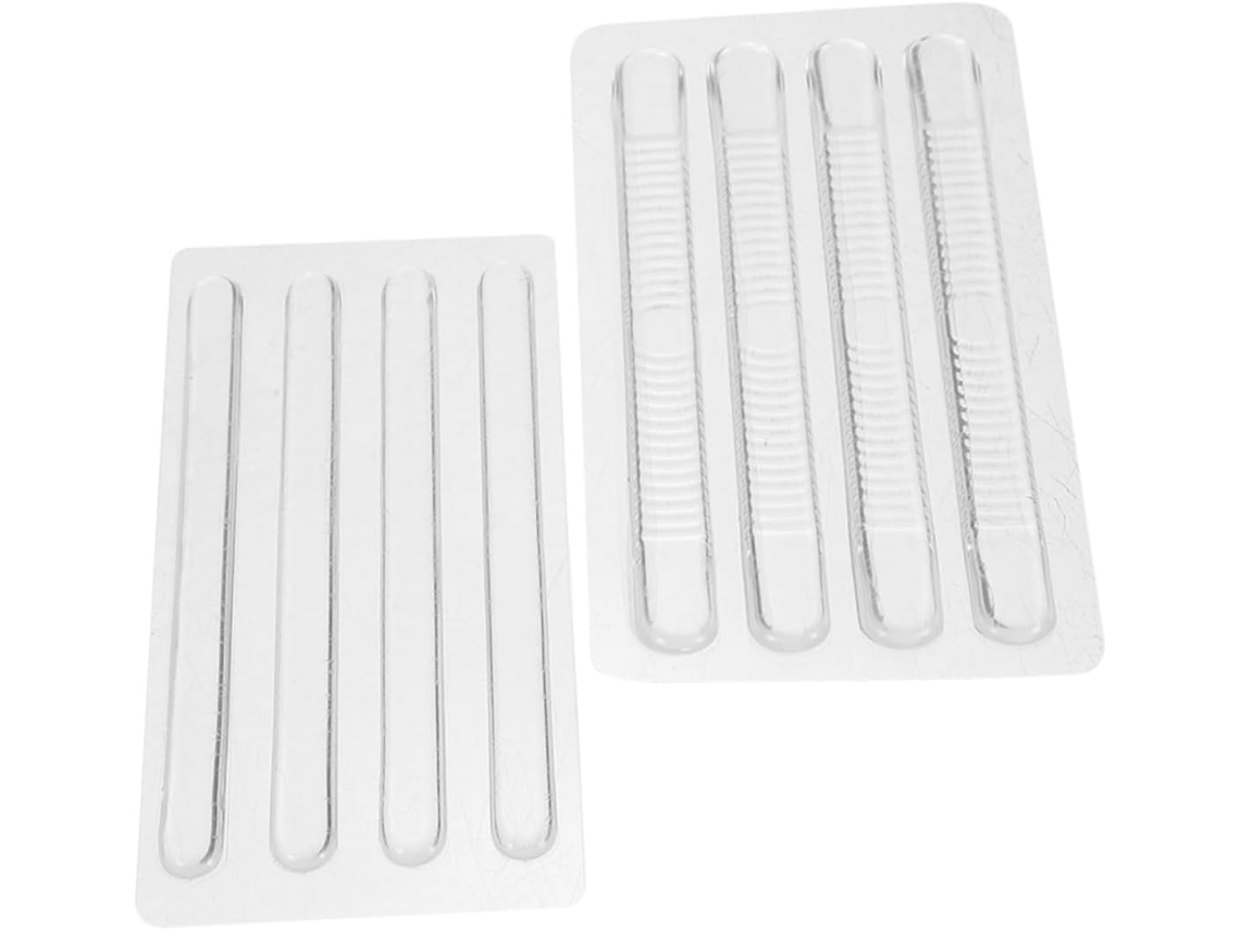 2 Conjuntos De Protetores Calcanhar Antifricção Em Silicone Transparente, Resistentes Ao Desgaste, Confortáveis E Ideais