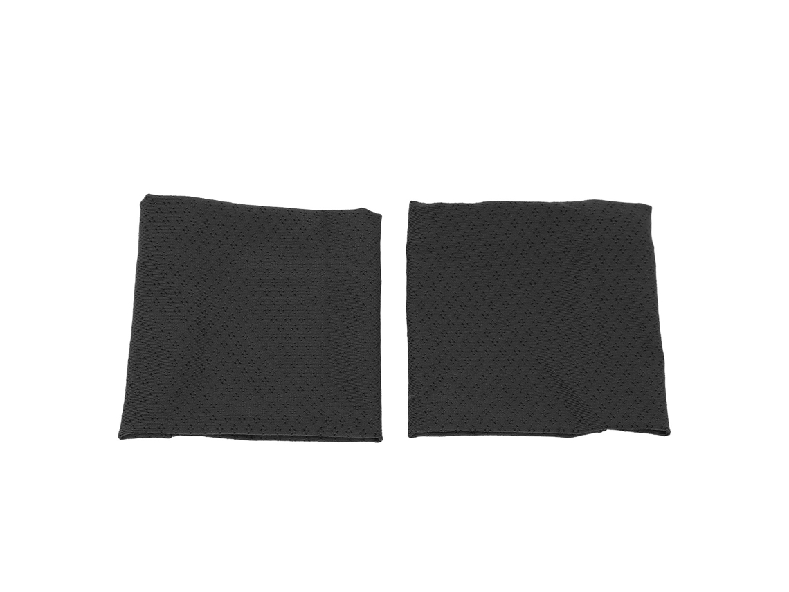 2 Pulseiras Refrescantes De Seda Gelada, Unissex, Respiráveis, Absorventes De Suor, Elásticas, Para Esportes, Pretas.