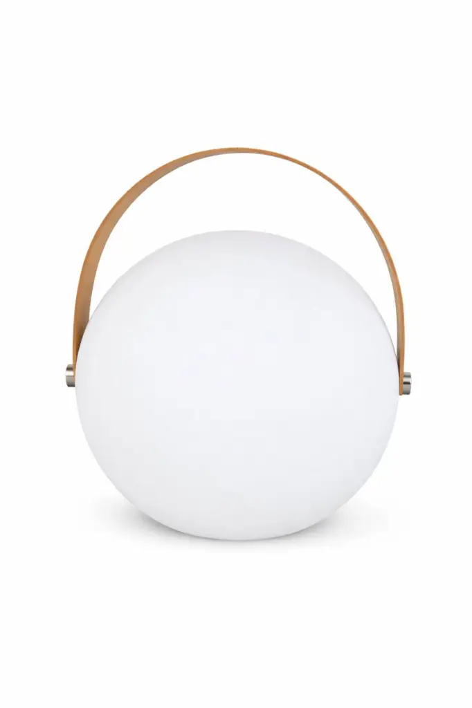Candeeiro Led Portátil Recarregável Rgbw 5w D25 Cm, Ip65, Usb c, Comando para Exterior ALPINALUZ