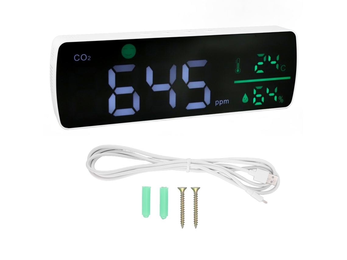 Monitor de CO2 com Sensor Infravermelho Primerox