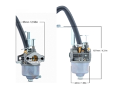 Laxiscreed Carburador Dual-fuel Para Gerador De 1kw - Compatível Com Lpg E Gás Natural