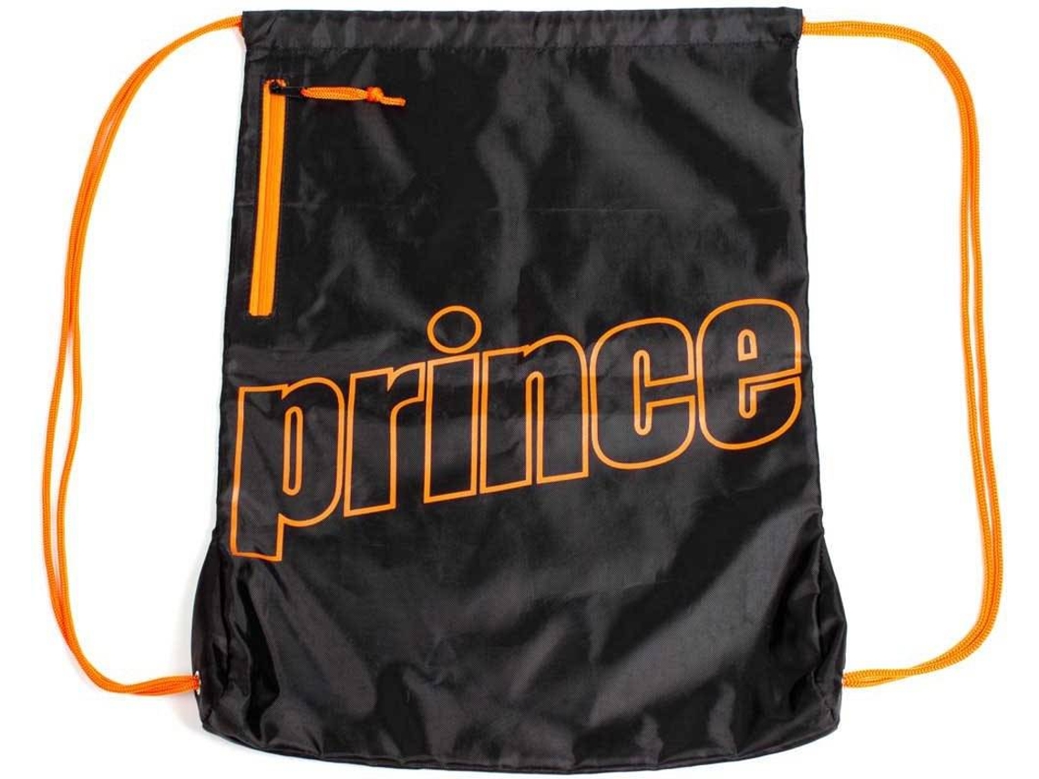 Saco de Ginásio PRINCE Nylon (Preto - Tamanho Único)