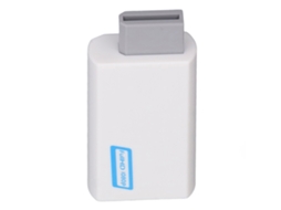 Mali conversor Wii para Hd Multimedia Interface com Porta 3.5mm Sinal Estável 480p Branco