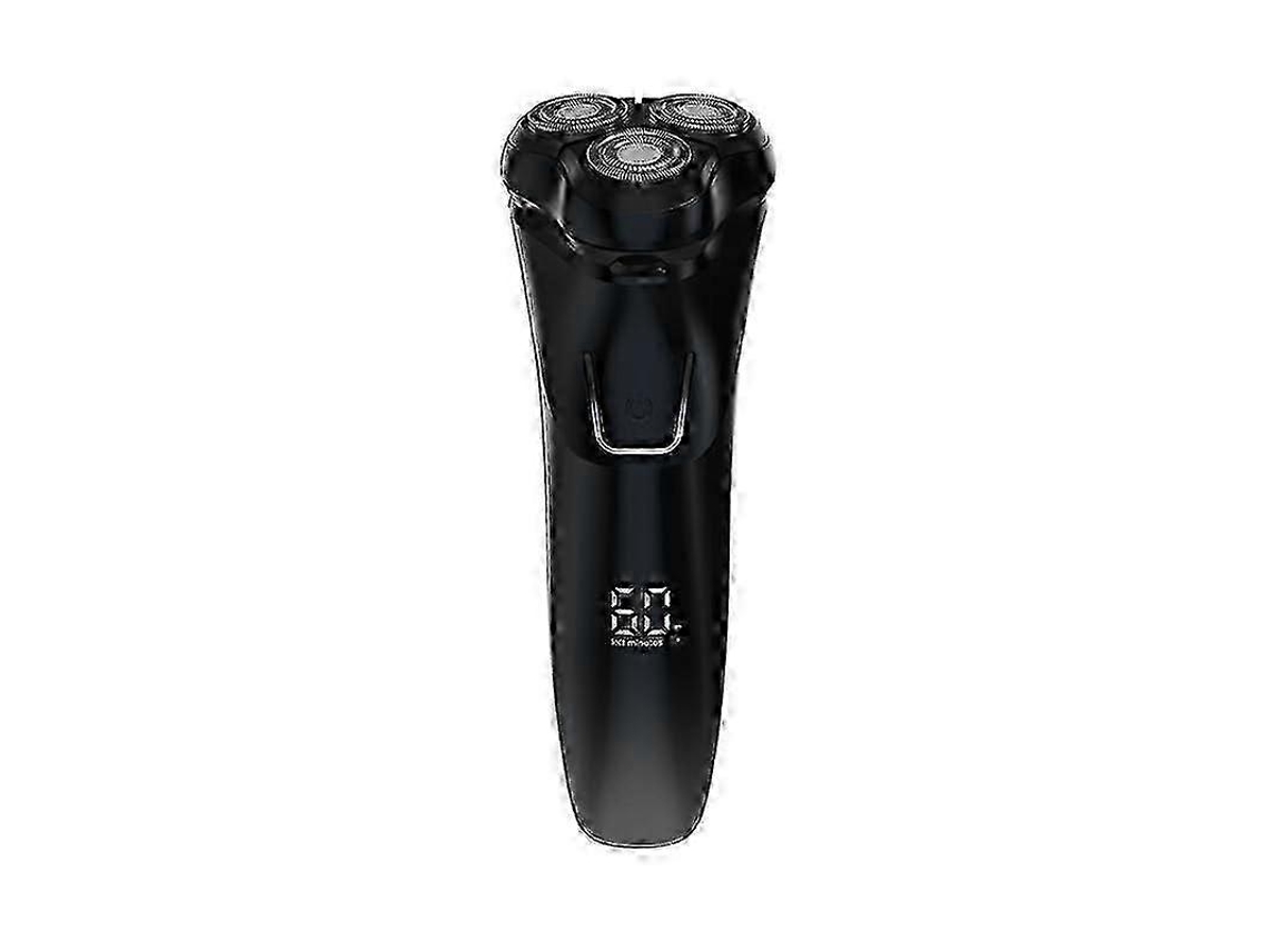 Barbeador Elétrico Multifuncional, Cabeças Triplas, Para Barba E Bigode