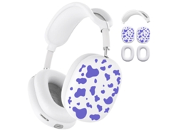 Capa de Silicone para Airpods Max Estampado de Vaca Tpu Macio Resistente a Arranhões CZHHMART