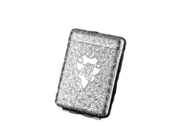 Porta-cigarros Triplo De Metal - Capacidade Para 16 Cigarros King Size Silver