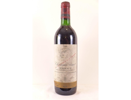 Vinho Tinto CHÂTEAU BRIOT 1986 (75 cl - 1 unidade)
