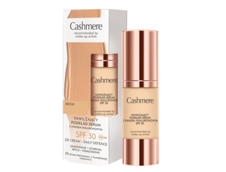 Base Luxe Cashmere Infusion Serum com Ácido Hialurônico FPS 30, Tom 02 Bege, 30 ml