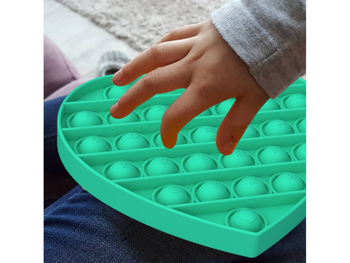 Primerox conjunto de Brinquedos Sensoriais Anti estresse com Coração, Malha de Mármore e Cordas Elásticas 19pcs