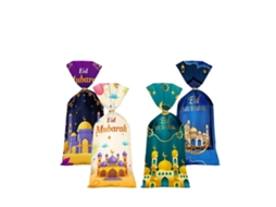 Sacos de Doces Moon Festival com Estrelas e Lua, Pack de 50 LAXISCREED