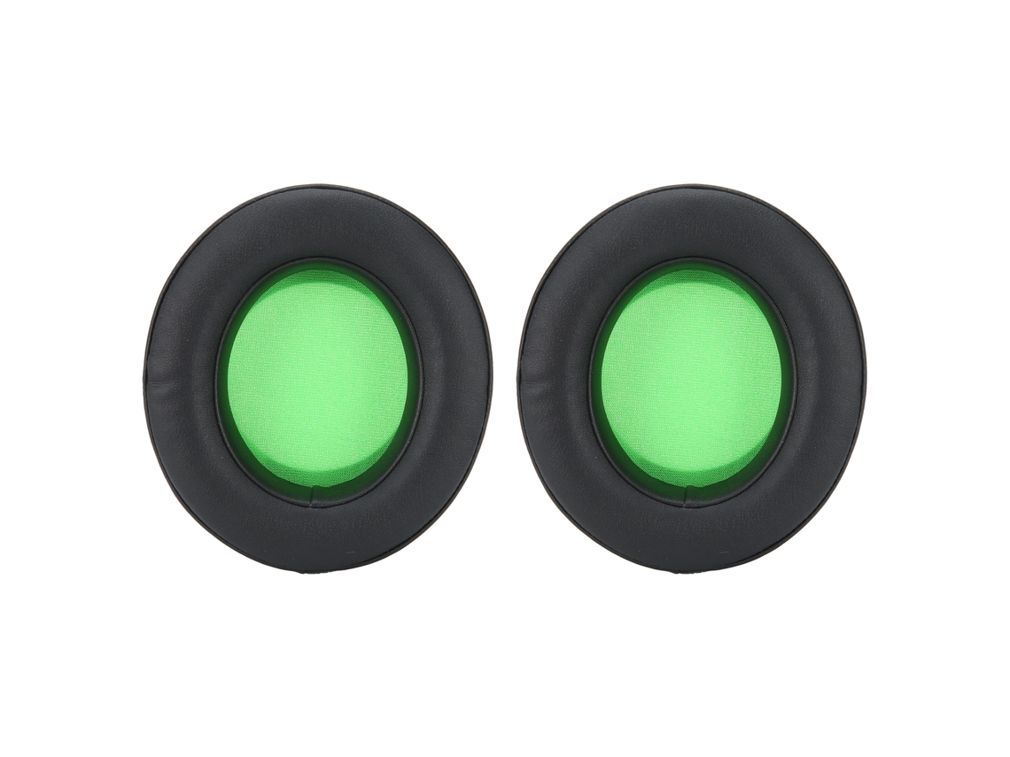 Capa De Ouvido Espuma Para Headset Razer Kraken Pro V2 / 7.1 V2 Verde - Acessório De Fone De Ouvido