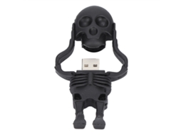 Pen Drive Caveira Preta 32gb LAXISCREED