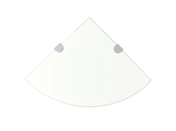 Corner Shelf, Corner Shelves Vidaxl Transparente Vidro (25 X 25 Cm)