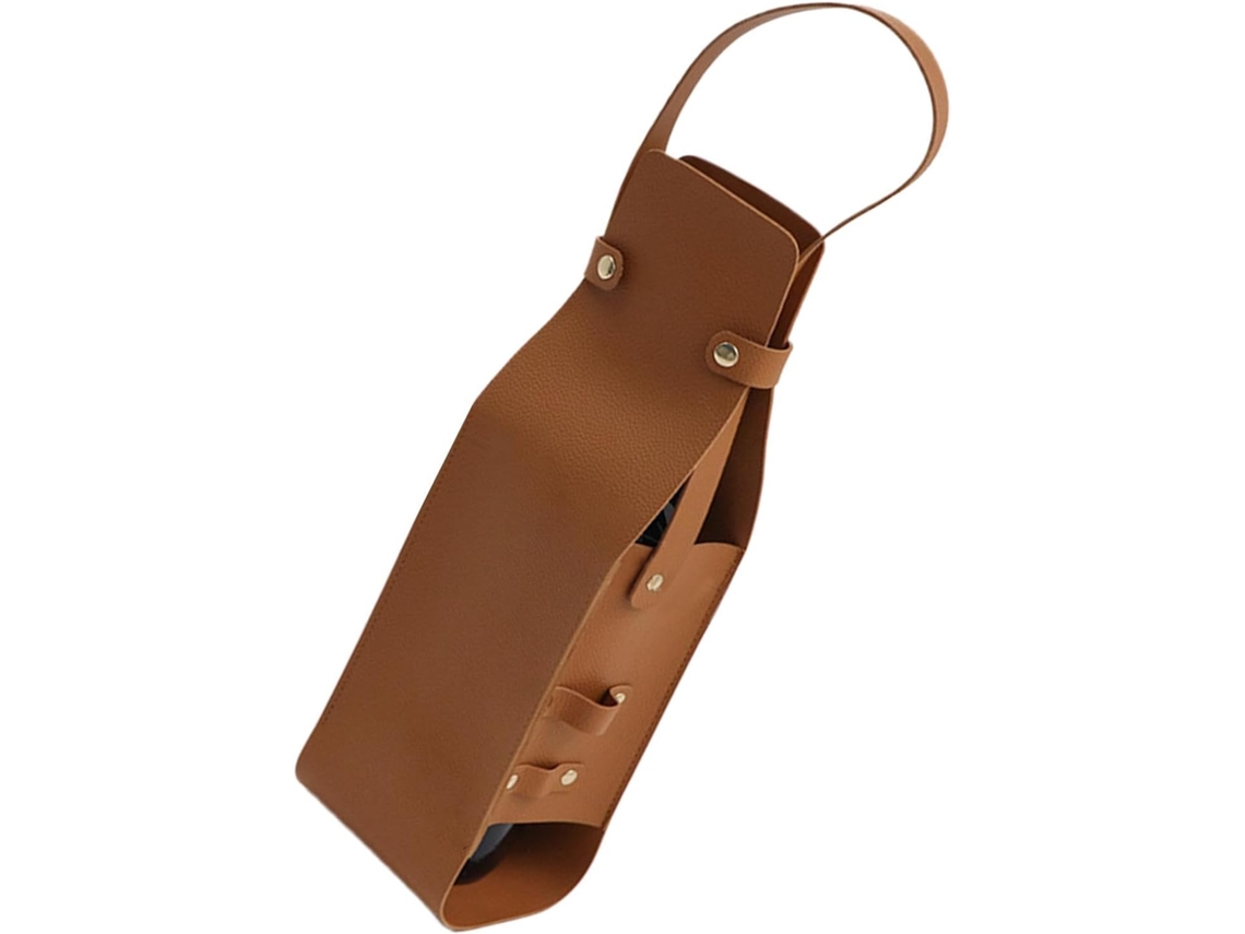 Bolsa De Vinho Em Couro, Estojo Para Vinho, Bolsas Para Garrafa De Vinho Individual Suporte Para Vinho Com Alça,