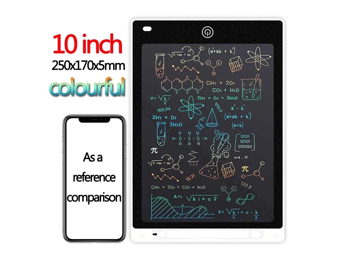 Tablet De Desenho Lcd 10/12 Polegadas, Quadro Para Crianças, Brinquedo Caligrafia, Negro Mágico, Presente Crianças Aquaforge