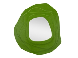 Espelho De Parede Dália Verde Cm 90x4x97 Único / Verde