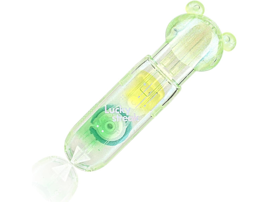 Dispensador de fita adesiva retrátil de 5 mm x 5 m com montagem lateral, ideal para trabalhos escolares de arte e artesanato.