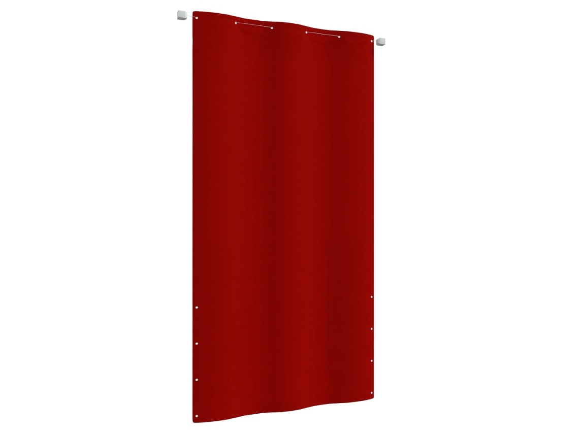 Vidaxl Tela De Varanda 120x240 Cm Tecido Oxford Vermelho