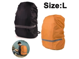 Capa De Chuva Para Mochila, Capa Impermeável Atualizada Com Alça Transversal Ajustável E Camada Reforçada Preto Laranja G Slowmoose