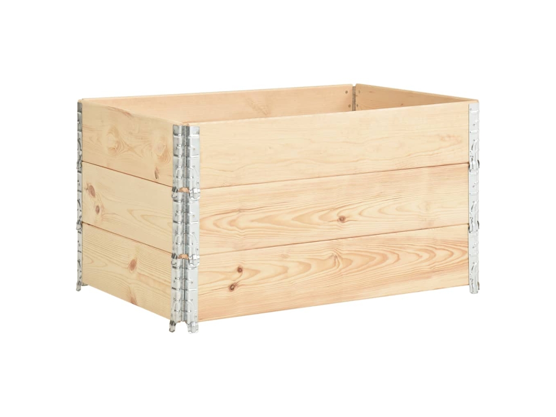Pallet Collar, Pallet Collars Vidaxl Marrom Madeira De Pinho (50 X 100 Cm)