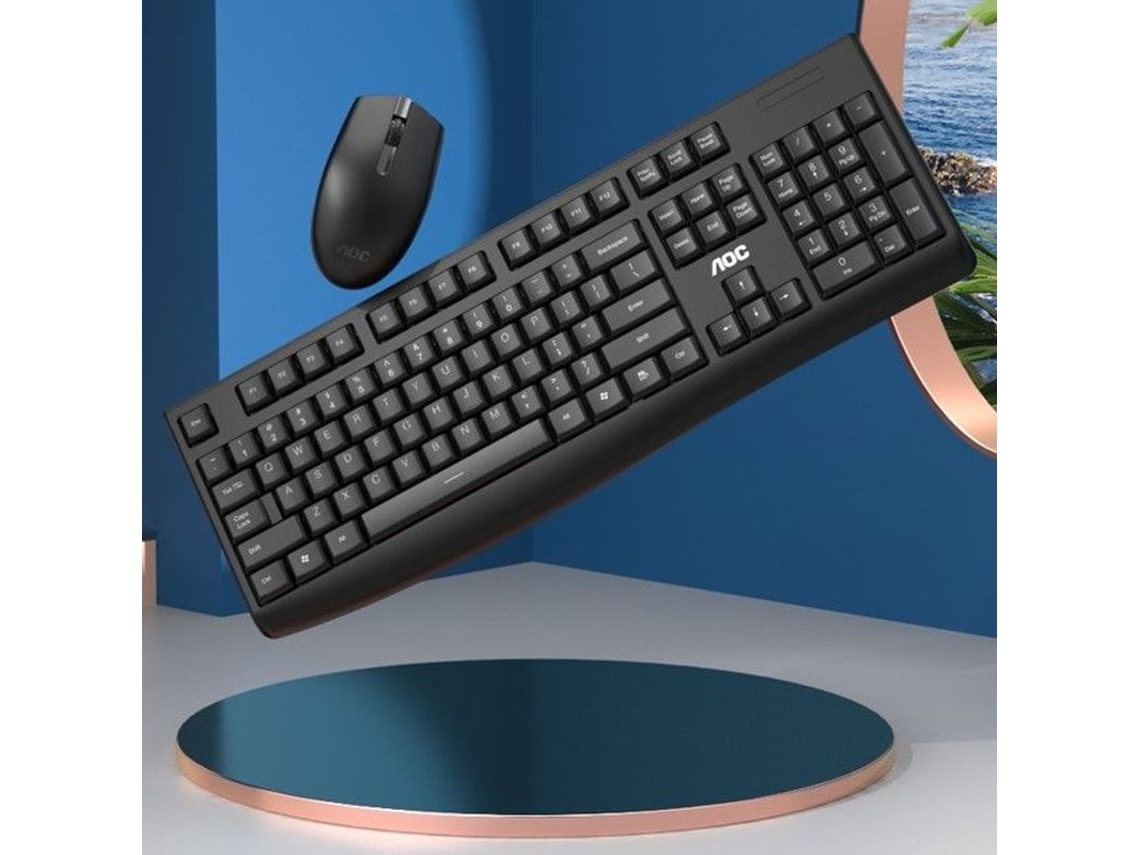 Lurelia Conjunto De Teclado E Mouse Sem Fio 2.4g Tamanho Normal