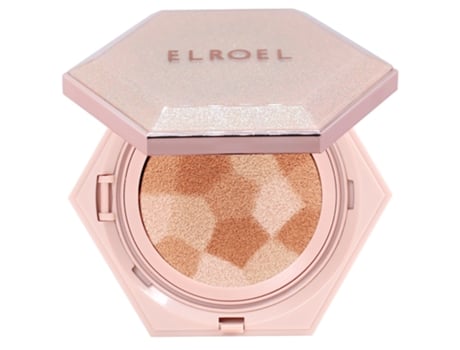 Base Almofada Corretiva Compacta 23 Bege Natural, 12,5g Elroel (Fórmula de Aperfeiçoamento da Pele)
