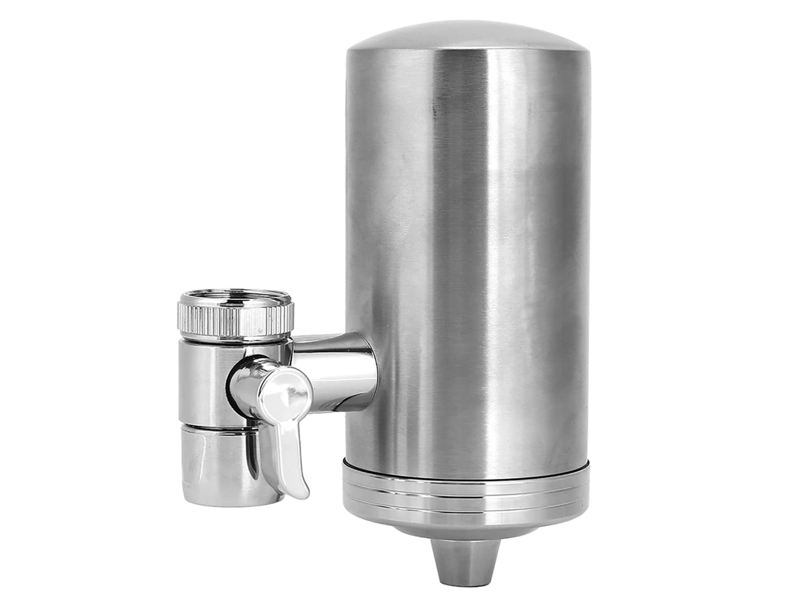Filtro De Água Para Torneira Em Aço Inoxidável, Purificador Fácil