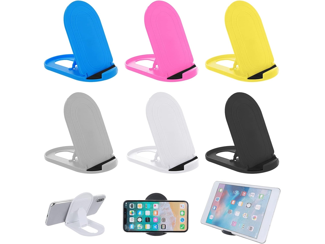 Conjunto De 6 Suportes Dobráveis ​​para Celular, Ajustáveis ​​e Universais Para Todos Os Celulares E Tablets.