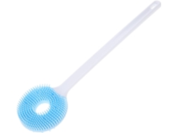 Escova De Banho Silicone Com Cabo Longo Para Esfoliação Das Costas, Escova De Chuveiro Para Limpeza Completa Do Corpo