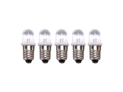 Lâmpada Led, 5 Unidades, Base E10, 3v, 4,5v, Para Uso Residencial, Comercial Ou Substituição De Fontes Convencionais
