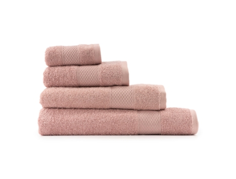 Conjunto De Toalha Boskimo Mano Bide Ducha Rosa - 4pcs (30x50)