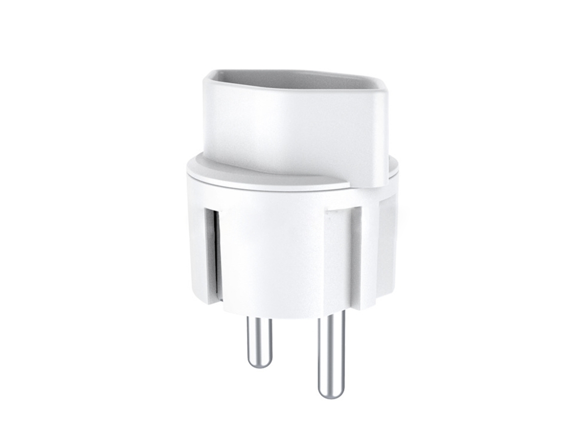 Adaptador De Tomada Suíça Para Europeia 250v, Conversor De Energia, Branco E Preto
