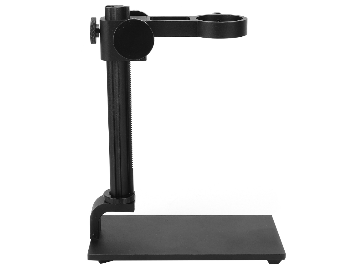 Soporte Ajustable De Aluminio Para Microscopio Digital Electrónico Negro