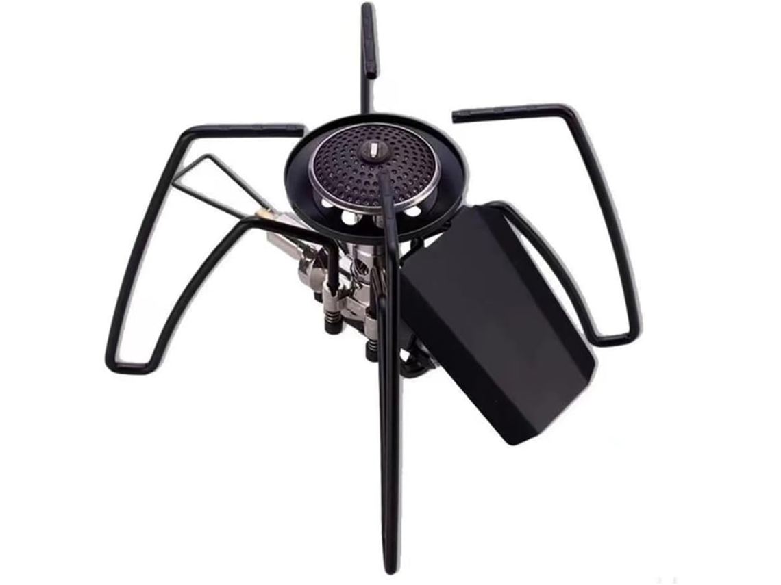 Fogão Portátil Spider com Cassete, Dobrável e com Isqueiro para Camping Ao Ar Livre. SFUSHOS