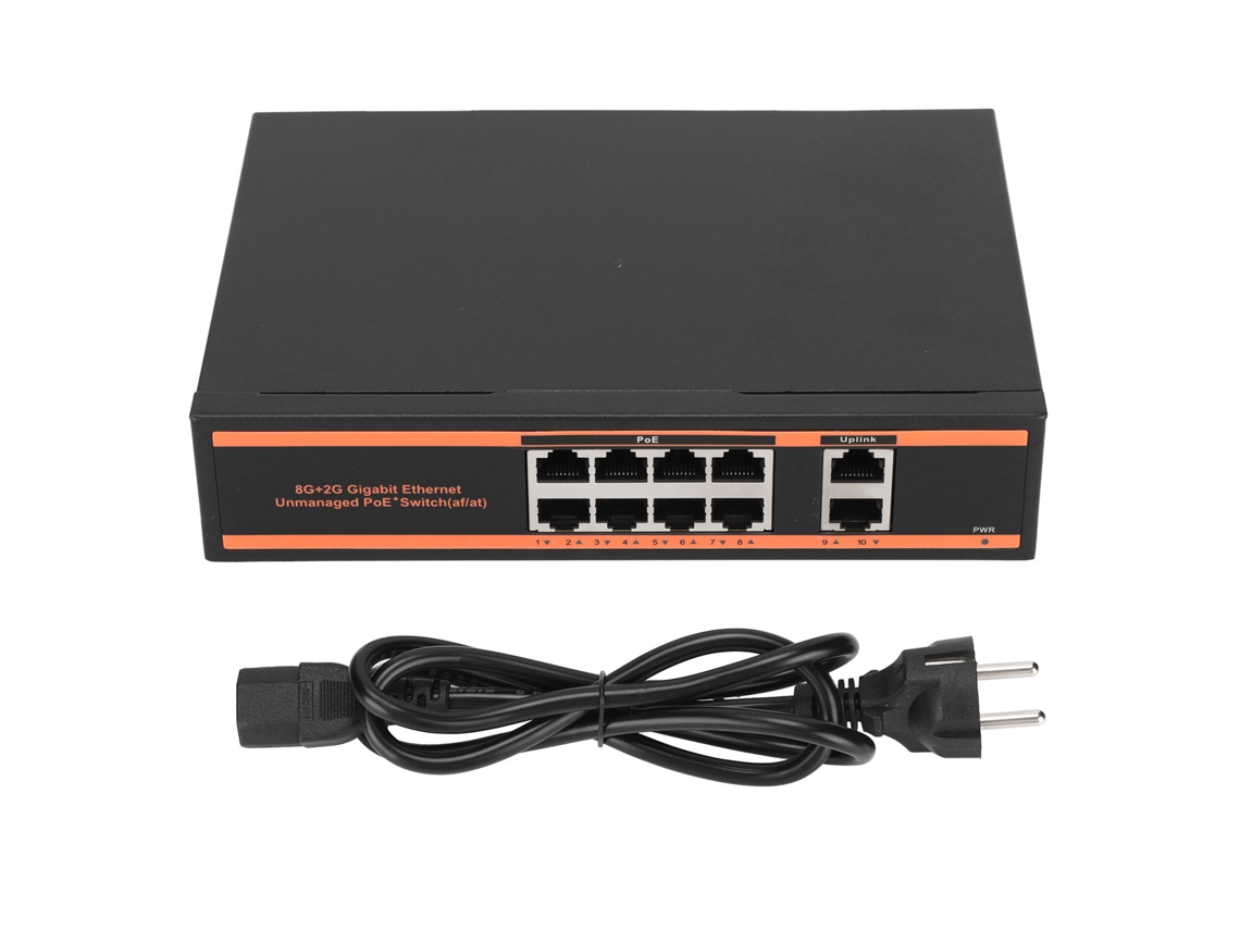 Switch Ethernet LAXISCREED 10 Portas 150w