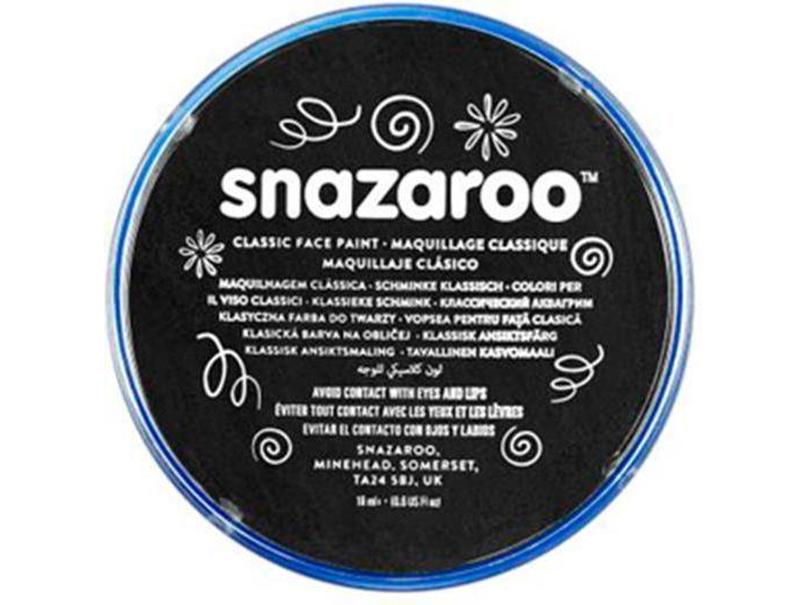 Pintura Facial SNAZAROO Preto (18 ml)